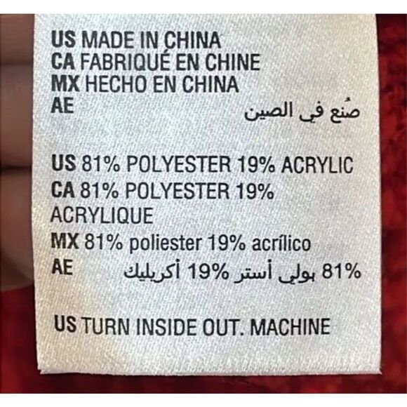 Style & Co NWT size 3X Fire Red Bobble Knit Sweater Pullover PLUS - Picture 4 of 6